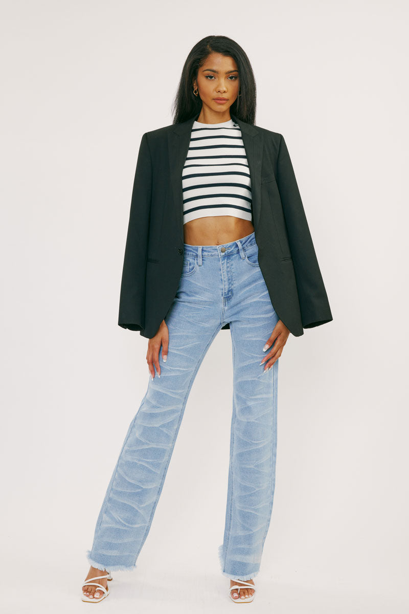 Trixie Ultra High Rise Wide Leg Jeans