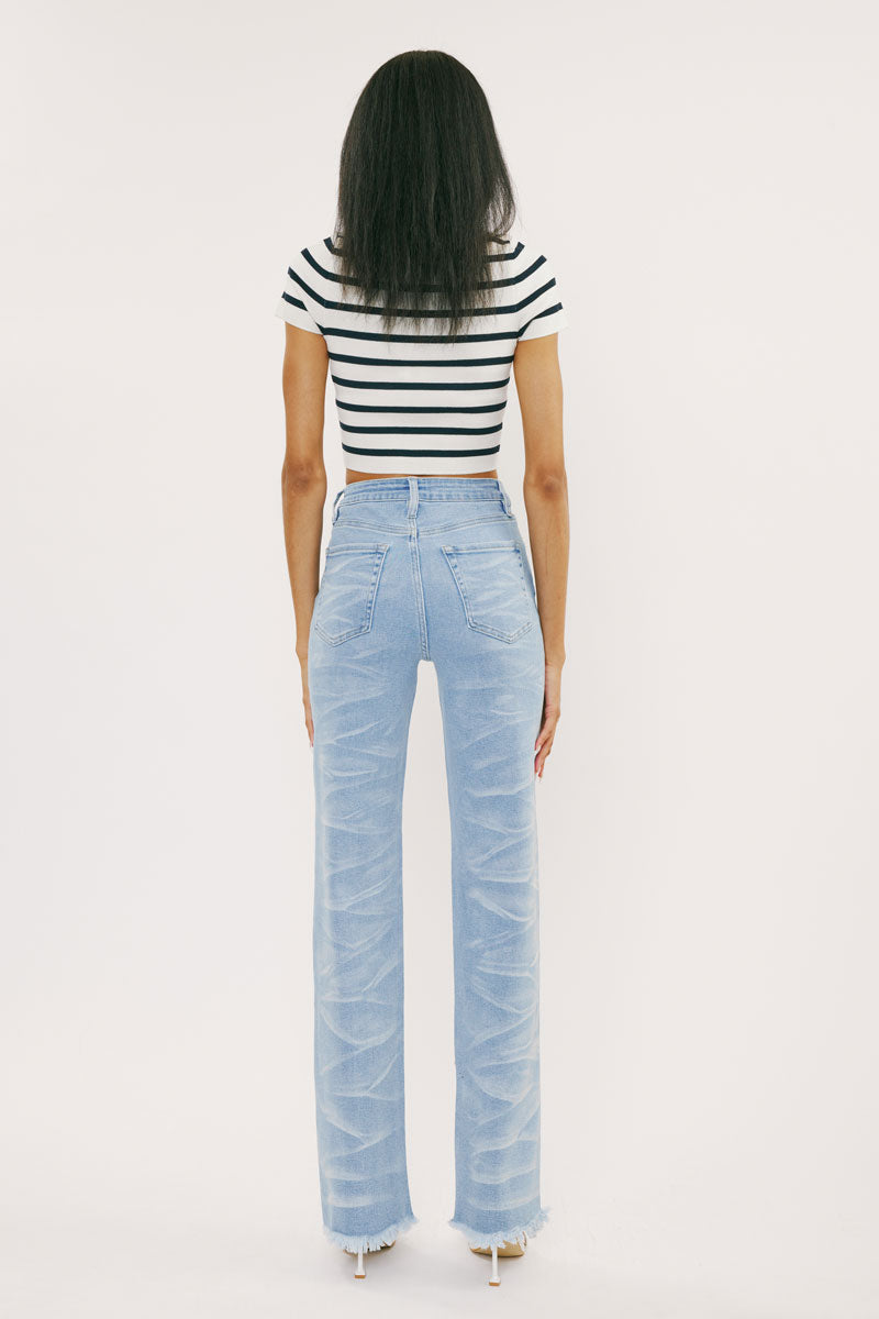 Trixie Ultra High Rise Wide Leg Jeans