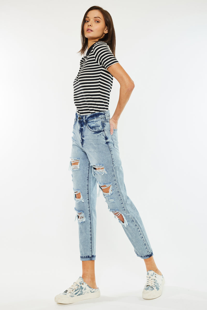 Tristana High Rise Mom Jeans