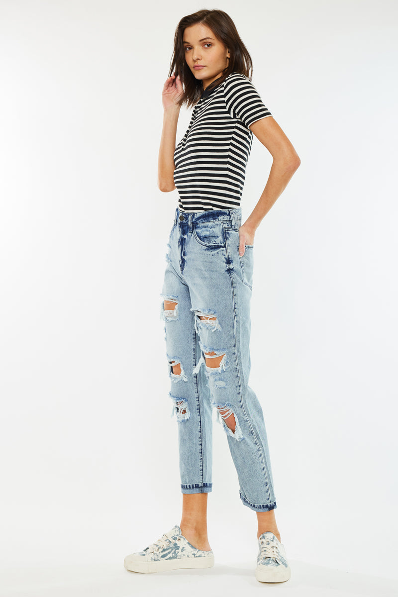 Tristana High Rise Mom Jeans