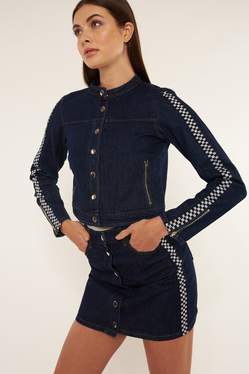 #102/2026 DRESS PEGGY DENIM