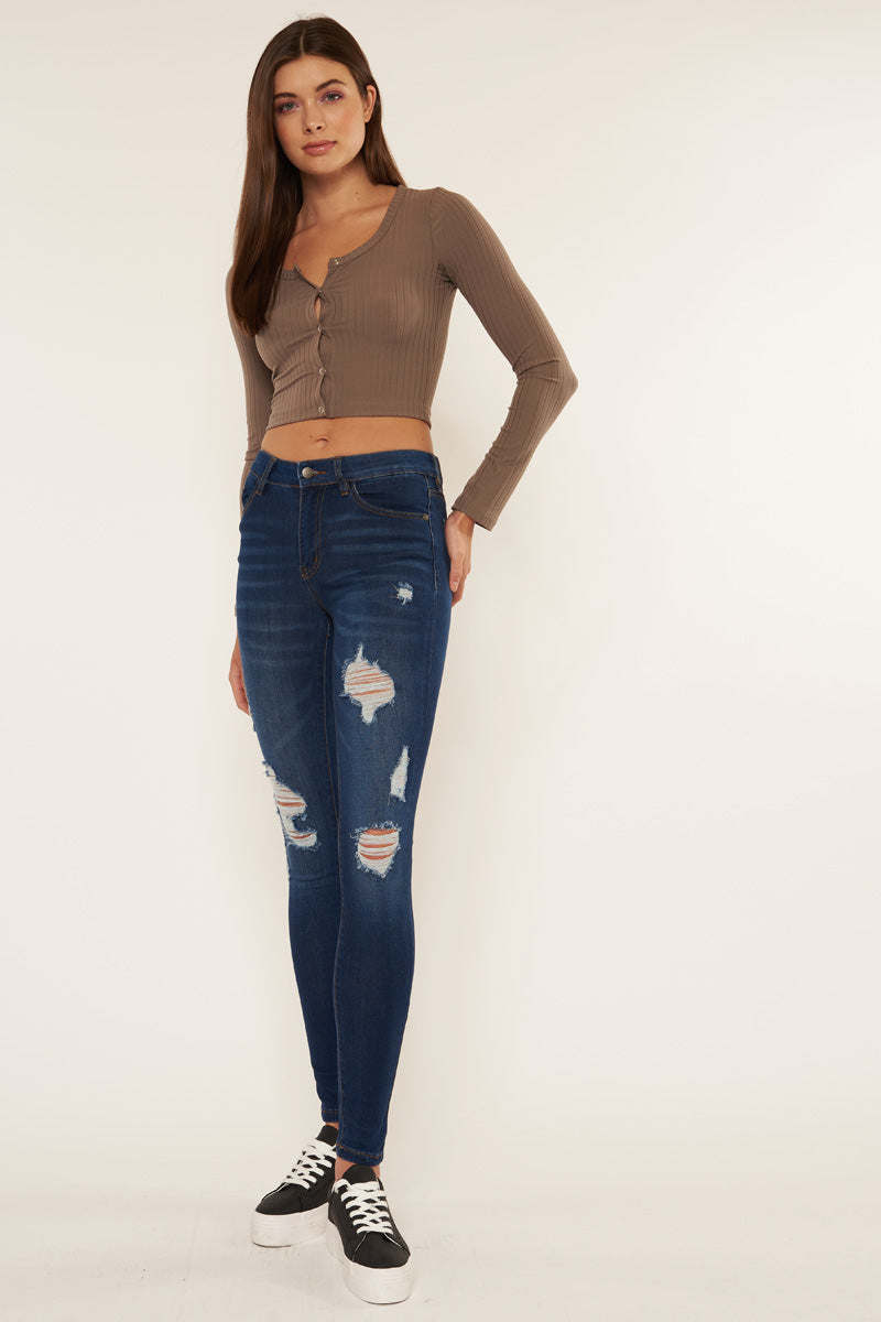 June High Rise Skinny Jeans