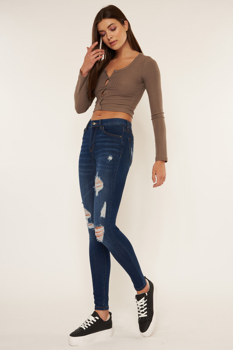 June High Rise Skinny Jeans