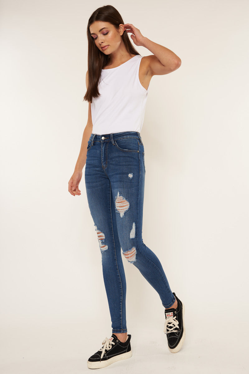 June High Rise Skinny Jeans