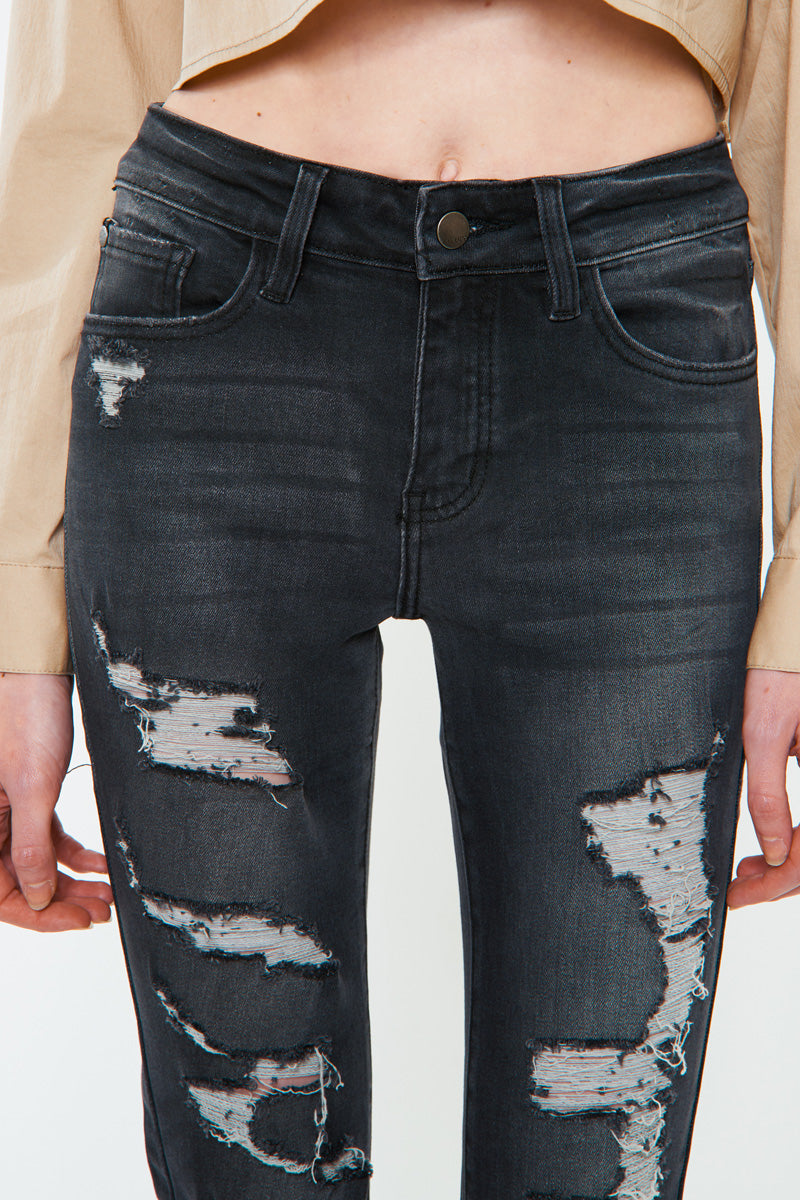 Rosemarie Mid Rise Skinny Jeans