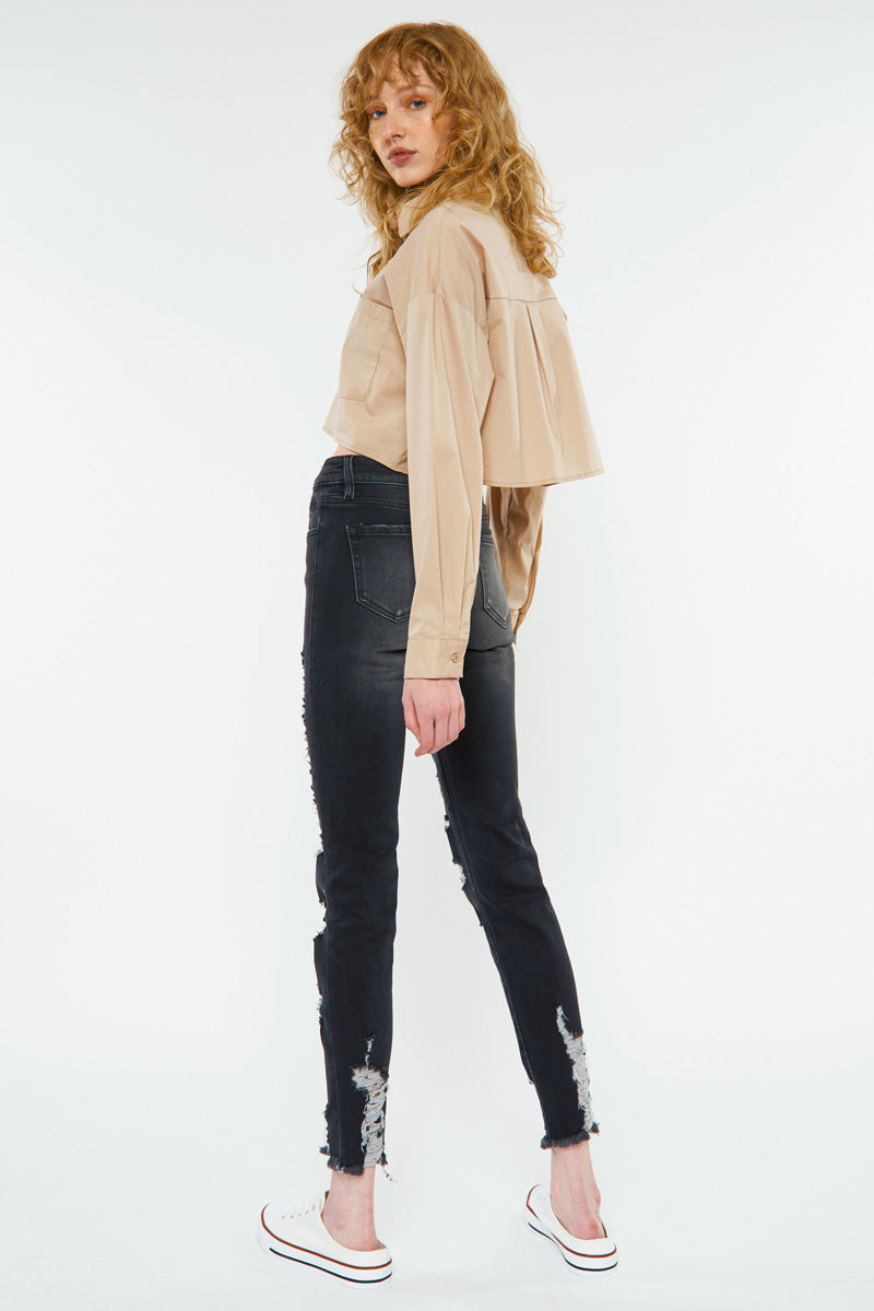 Rosemarie Mid Rise Skinny Jeans