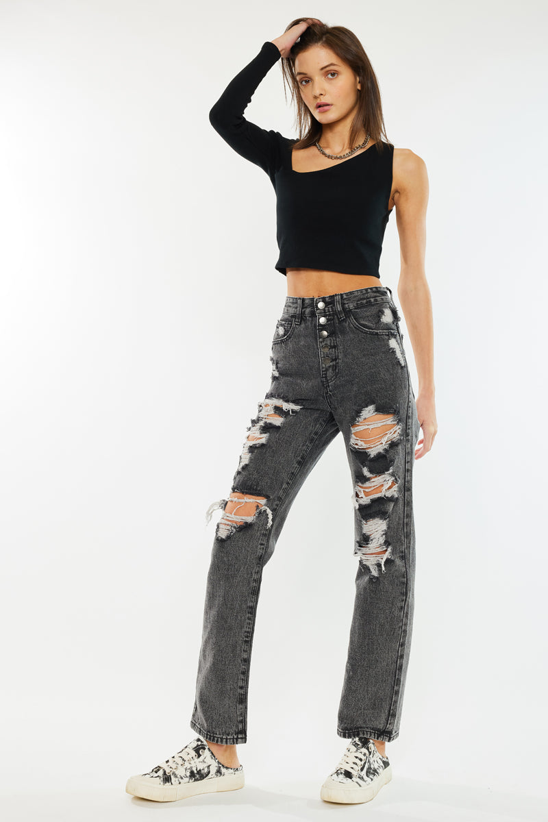 Willow High Rise Straight Jeans