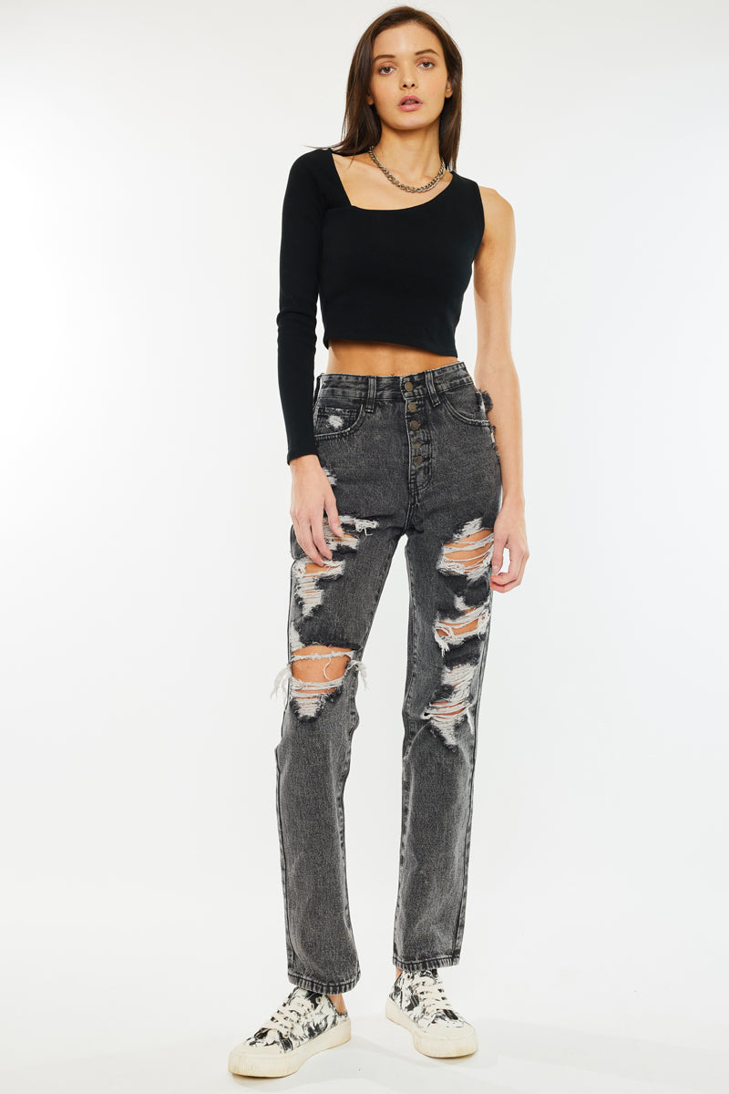 Willow High Rise Straight Jeans