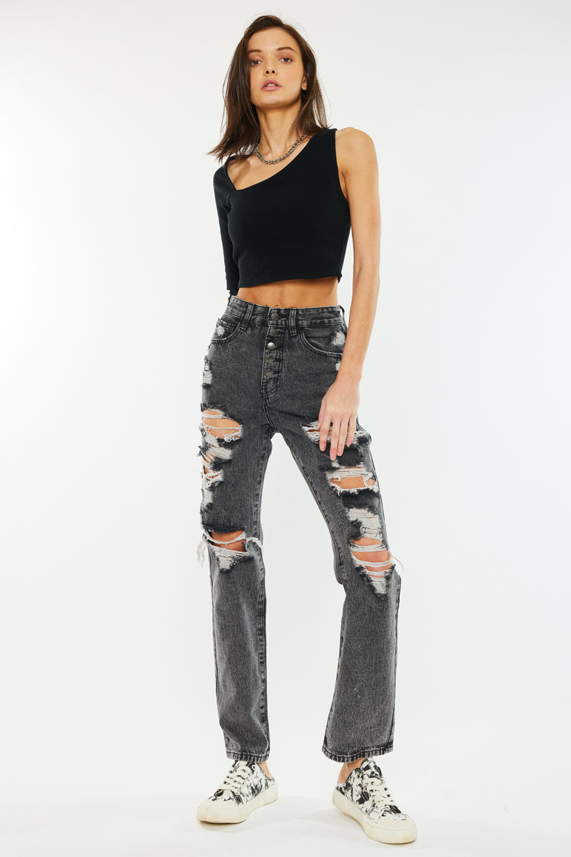 Willow High Rise Straight Jeans