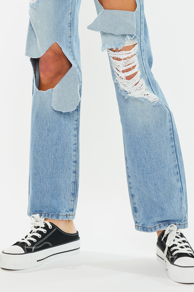 Elena High Rise Straight Leg