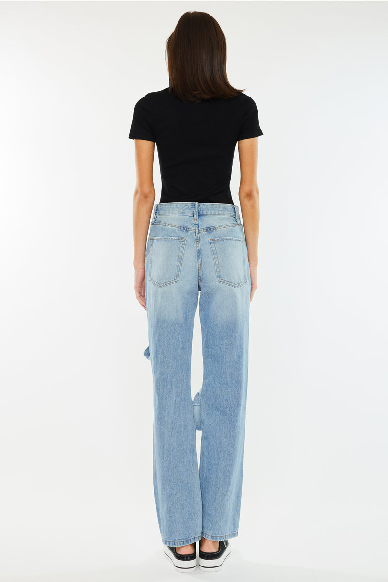 Elena High Rise Straight Leg