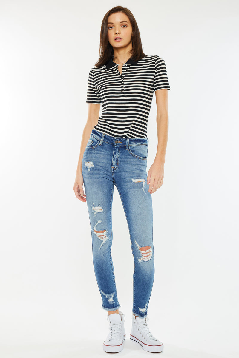 Indiana High Rise Skinny Jeans