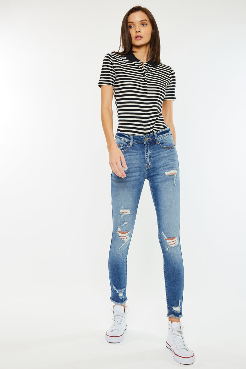 Indiana High Rise Skinny Jeans