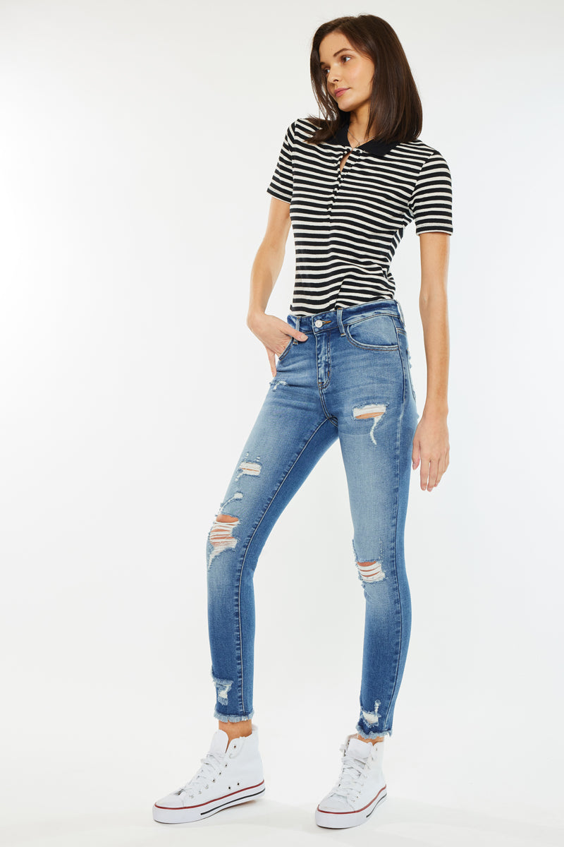 Indiana High Rise Skinny Jeans