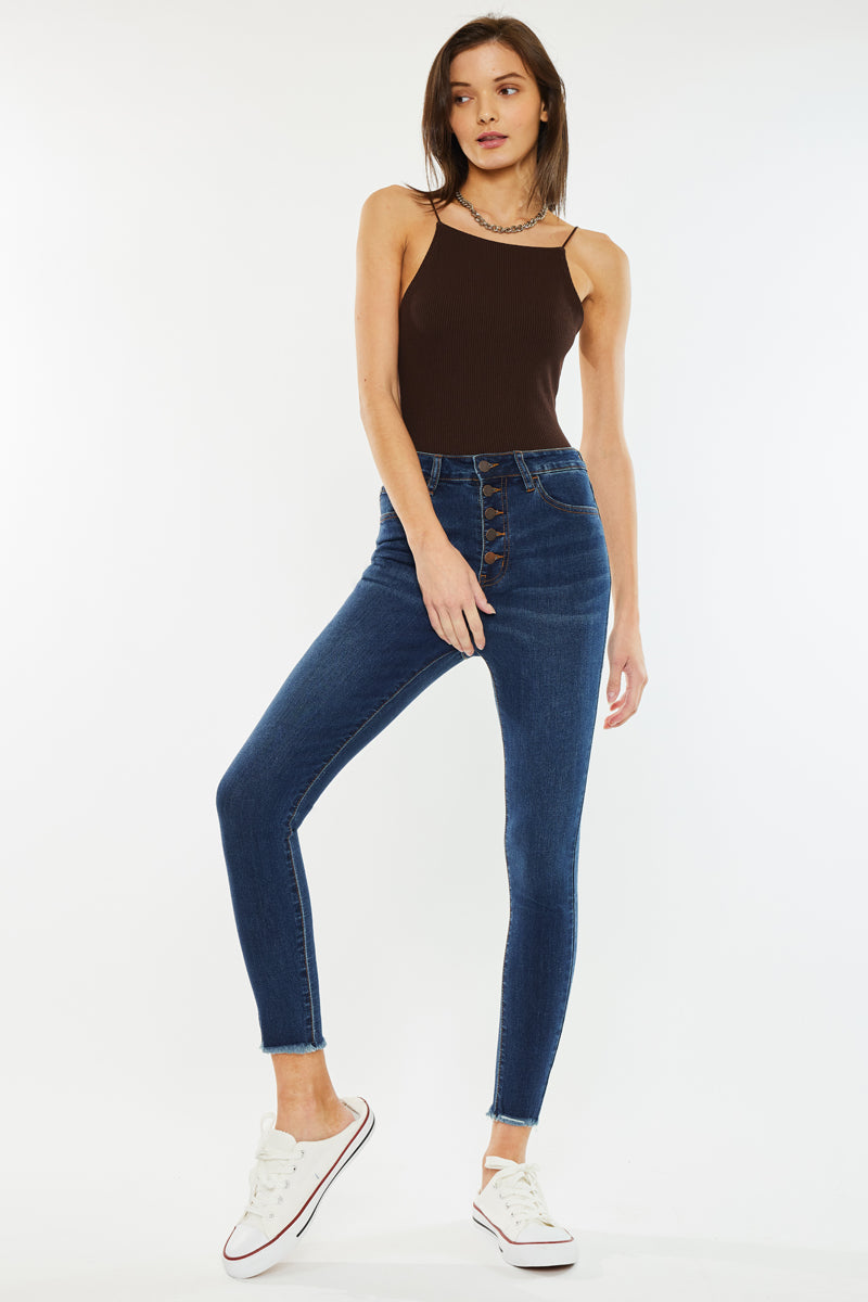 Anne High Rise Ankle Skinny Jeans