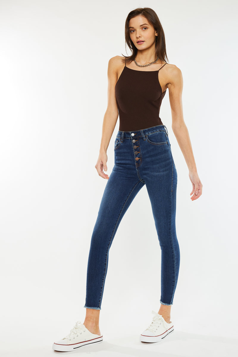 Anne High Rise Ankle Skinny Jeans