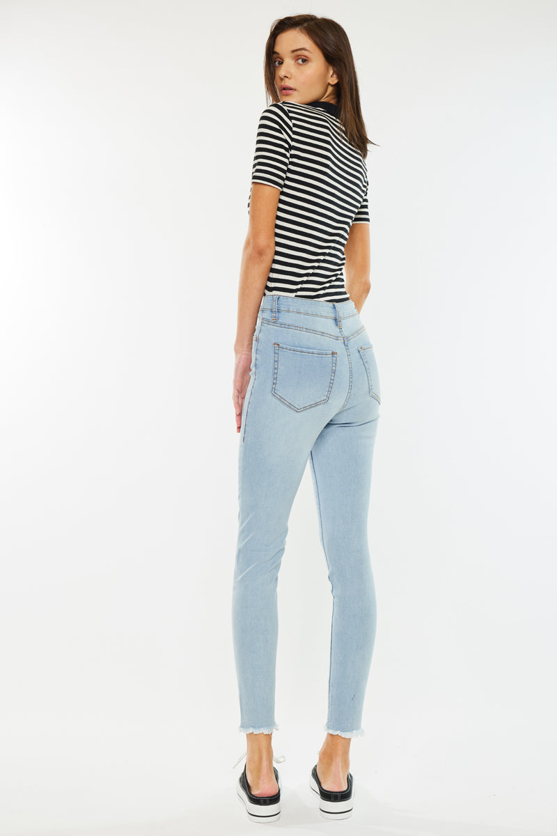 Anne High Rise Ankle Skinny Jeans