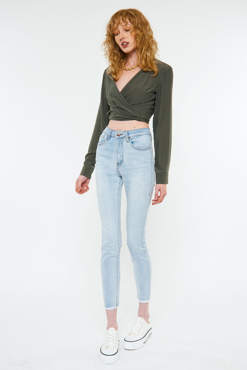 Diane High Rise Ankle Skinny Jeans