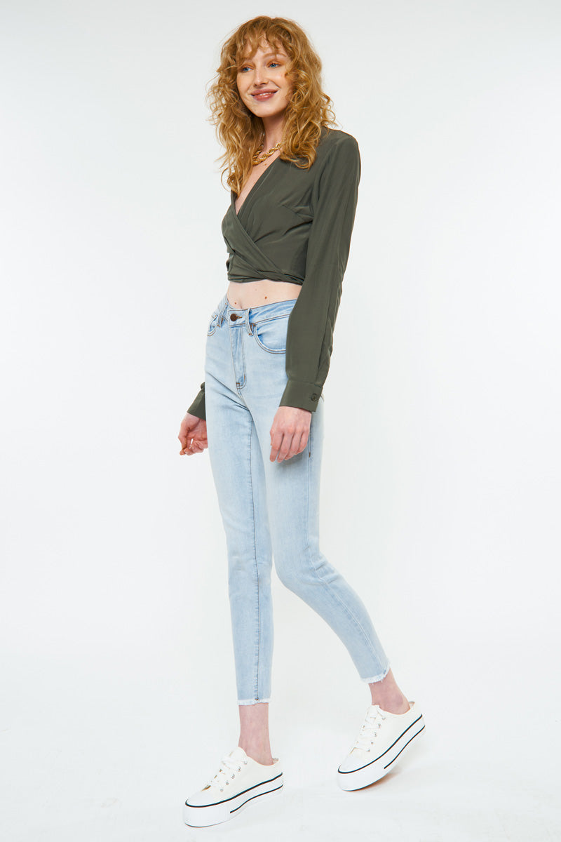 Diane High Rise Ankle Skinny Jeans