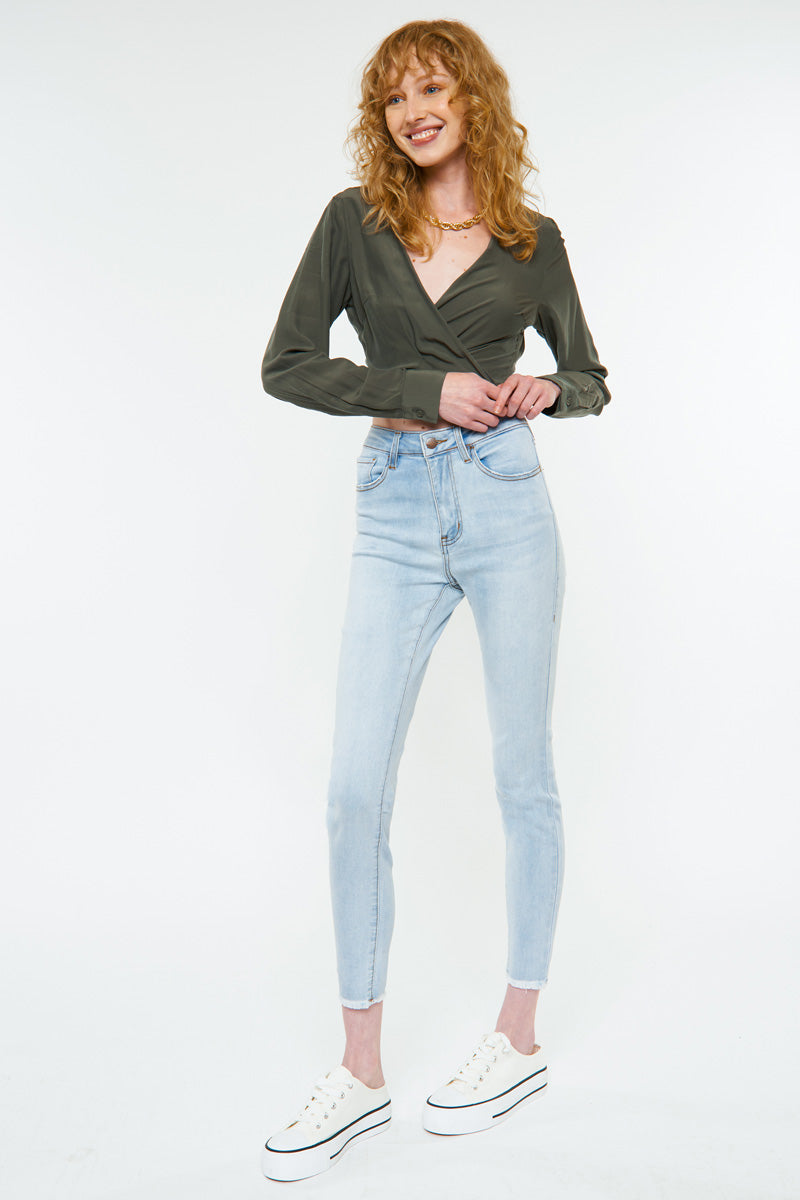 Diane High Rise Ankle Skinny Jeans