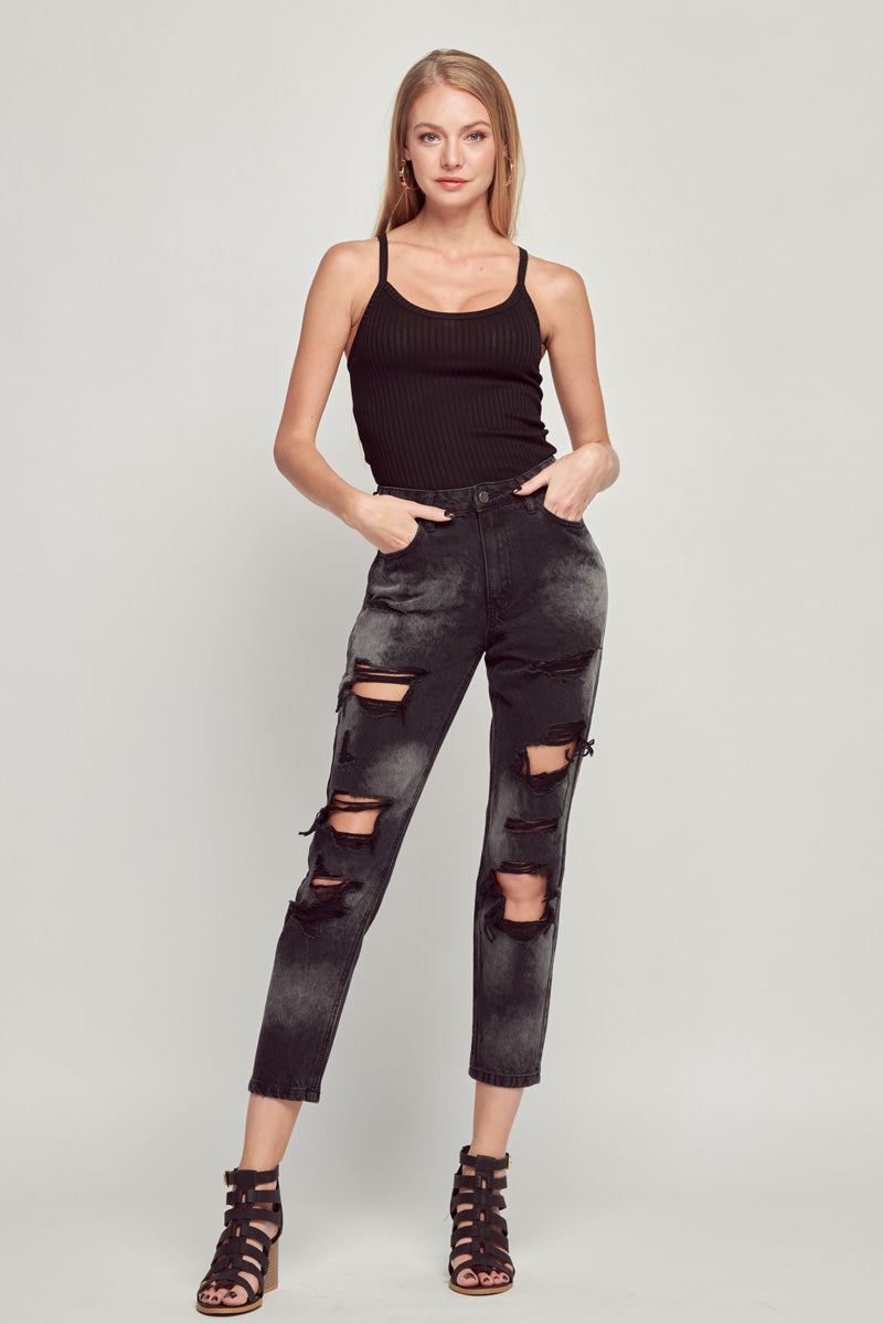 Kylie High Rise Mom Jeans