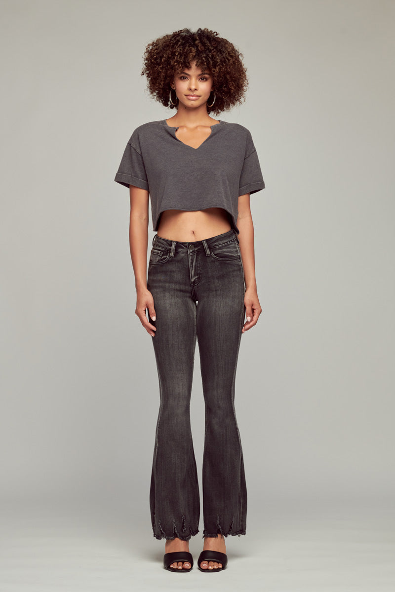 Darcy Mid Rise Flare Jeans