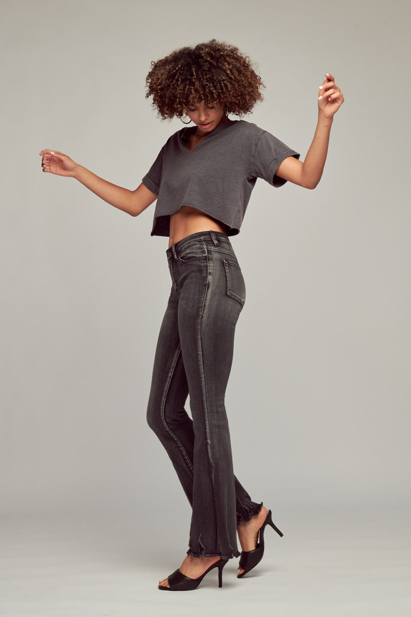 Darcy Mid Rise Flare Jeans