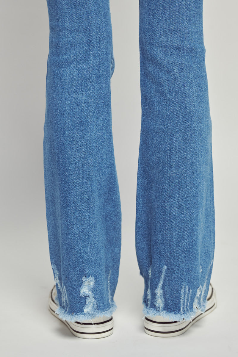 Darcy Mid Rise Flare Jeans