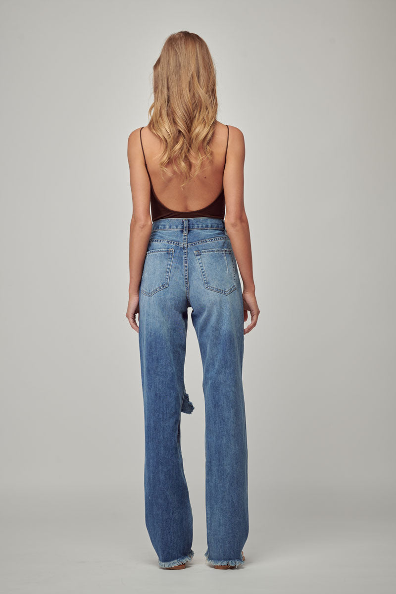 Gwenyth High Rise Straight Jeans