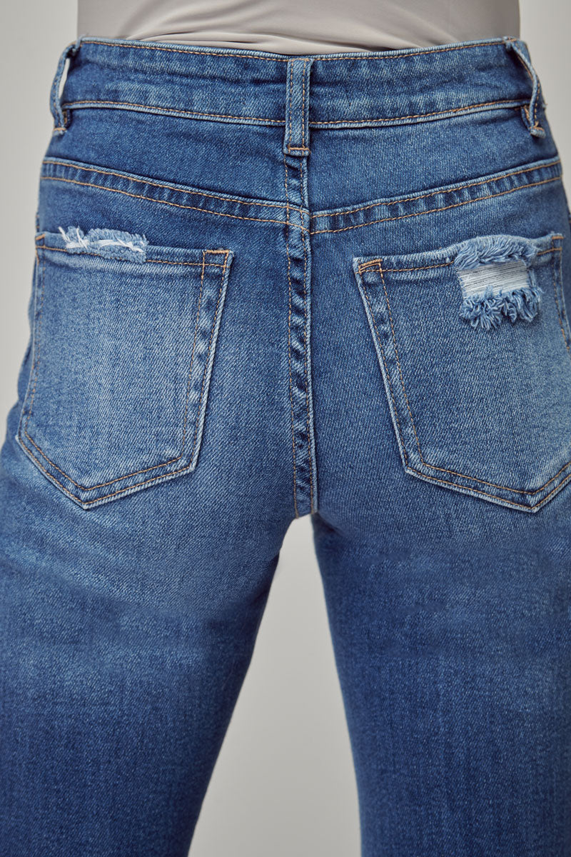 Lauren Mid Rise Flare Jeans