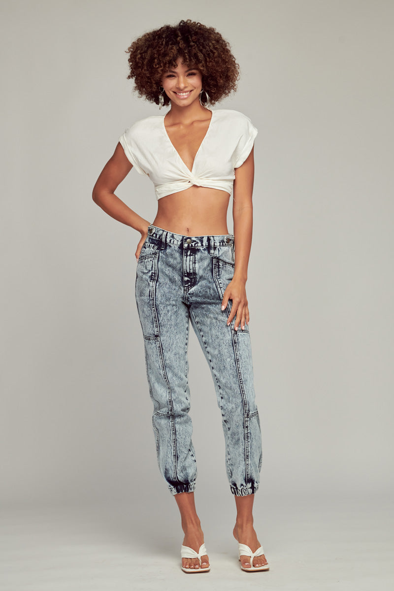 Darlene Relaxed Fit Jogger Jeans
