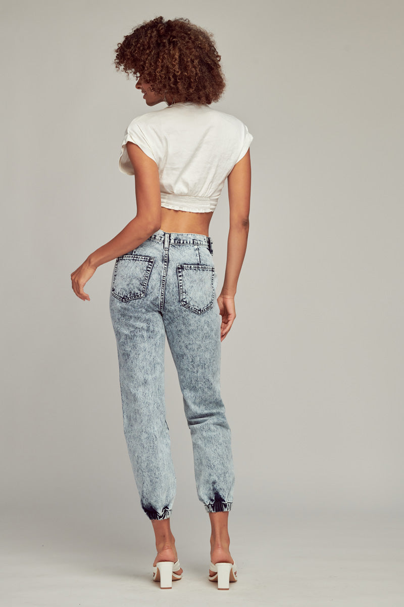 Darlene Relaxed Fit Jogger Jeans