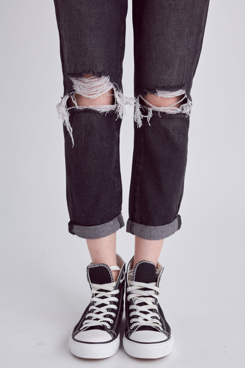 Aisha Mid Rise Boyfriend Jeans