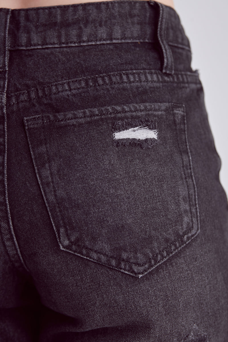 Aisha Mid Rise Boyfriend Jeans