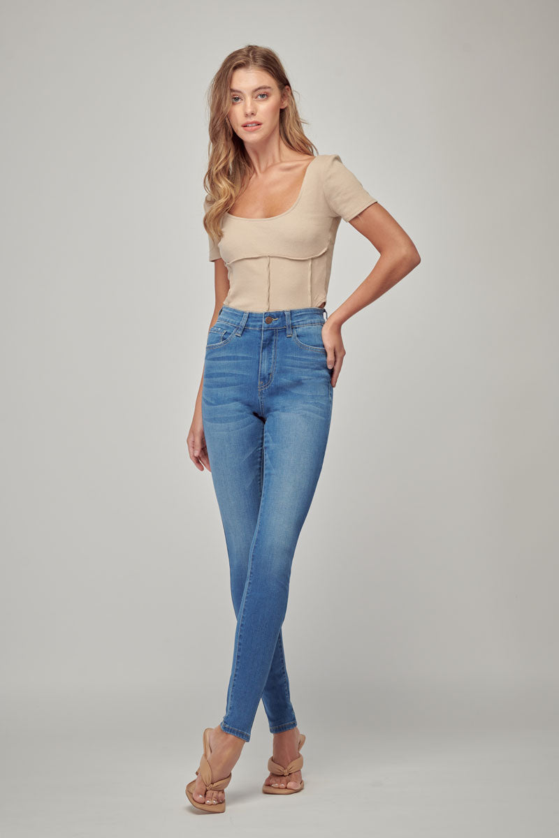 Giana High Rise Ankle Skinny Jeans