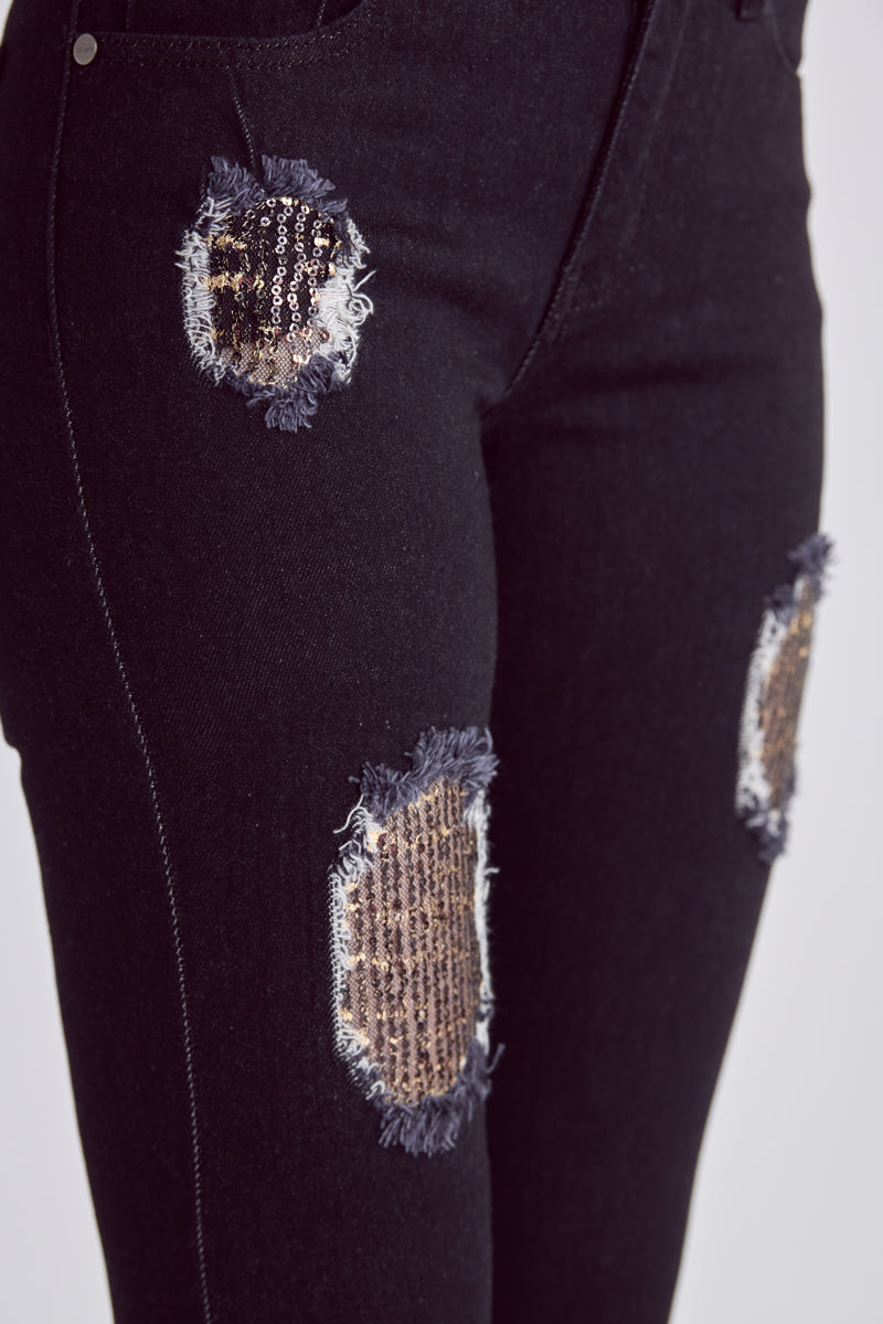 Keira Mid Rise Skinny Jeans