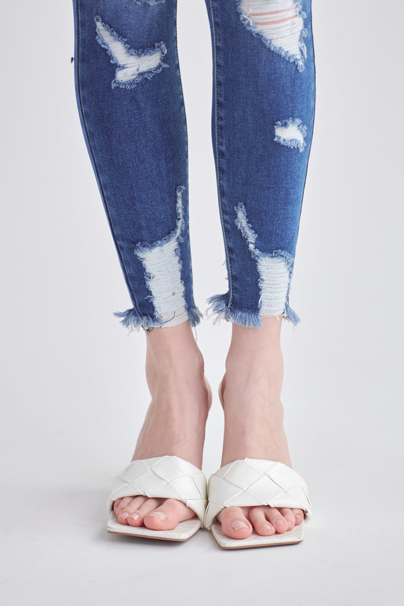 Rosemarie Mid Rise Skinny Jeans