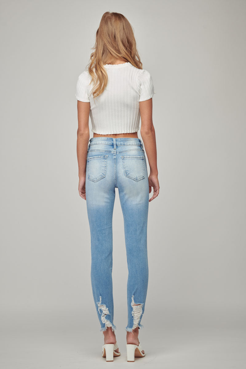 Rosemarie Mid Rise Skinny Jeans