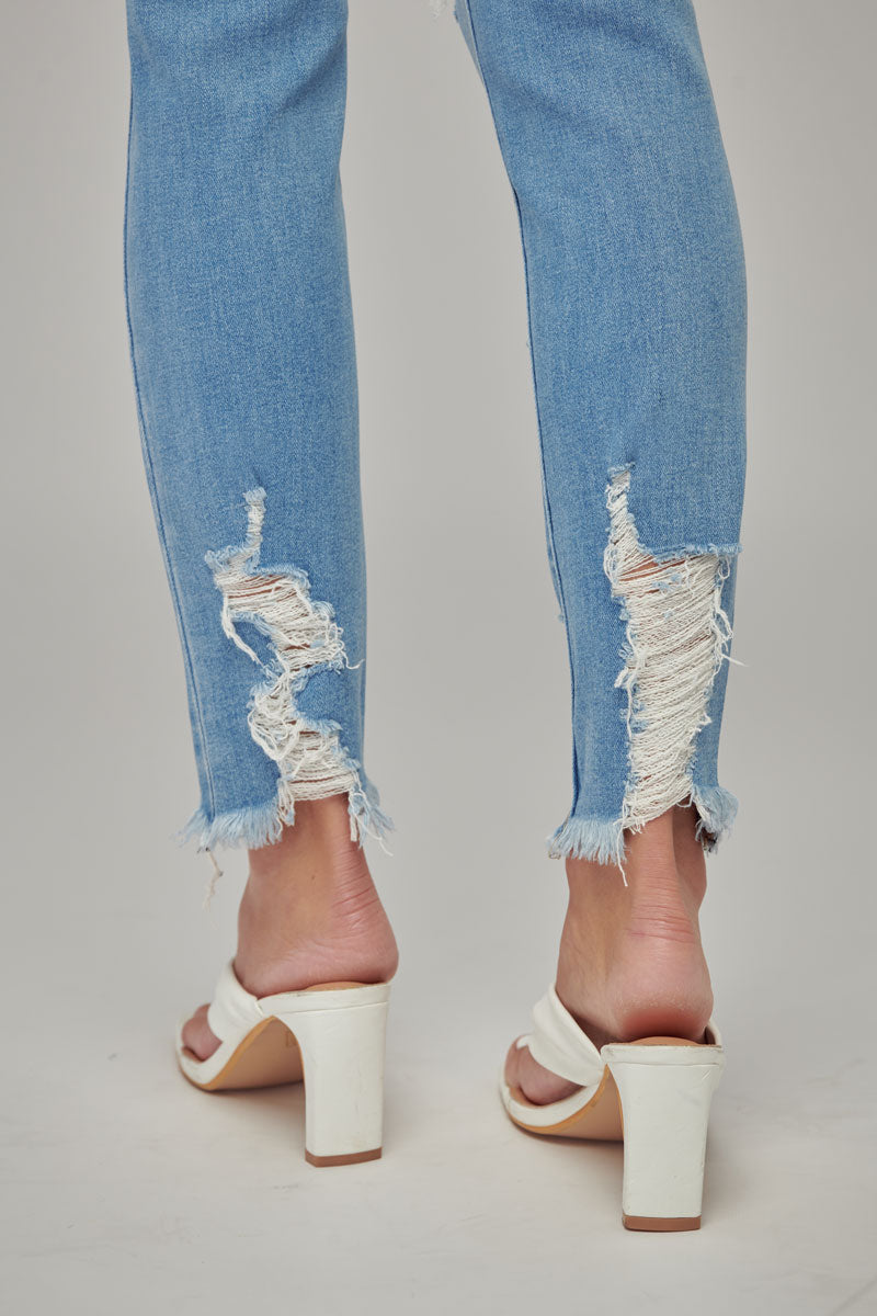 Rosemarie Mid Rise Skinny Jeans