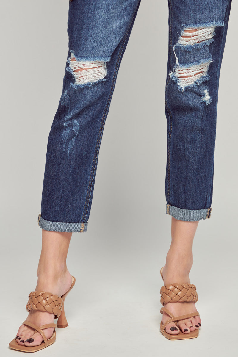 Greta High Rise Boyfriend Jeans