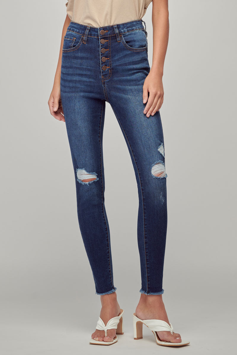Lisa High Rise Skinny Jeans