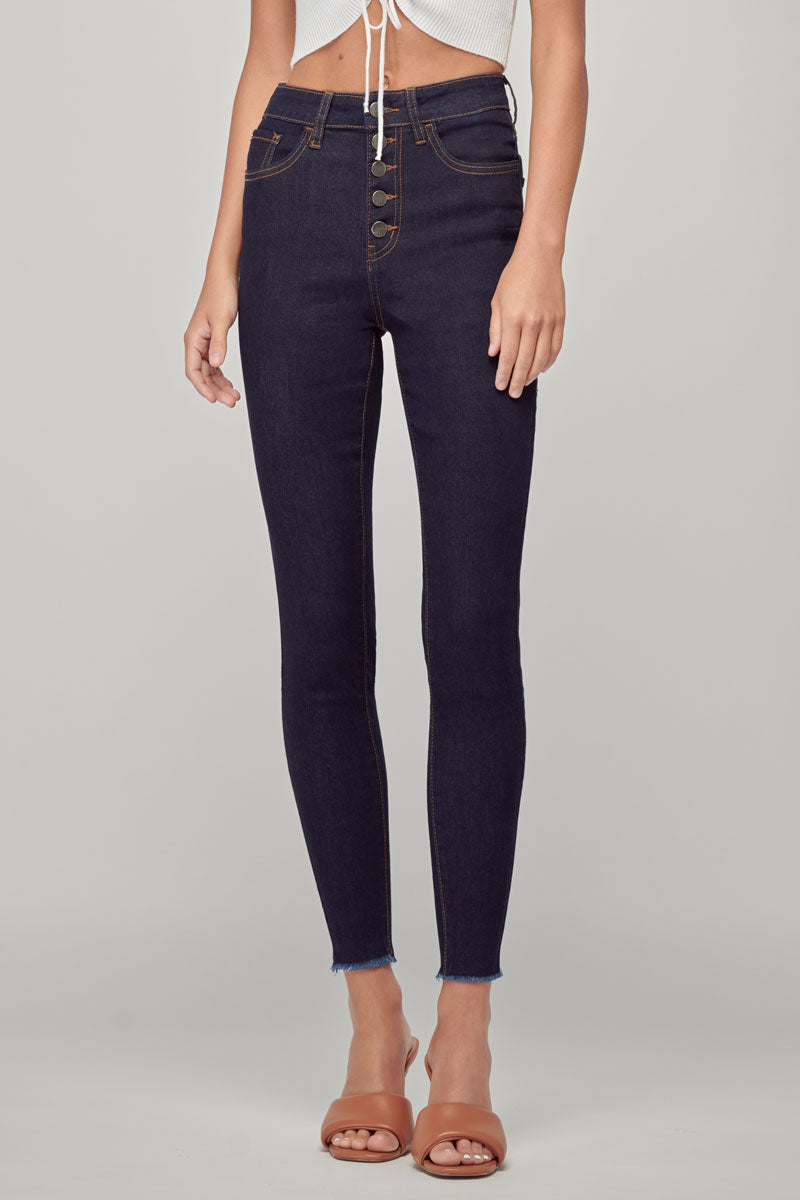 Anne High Rise Ankle Skinny Jeans