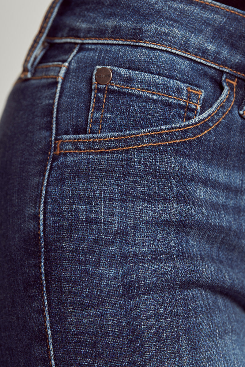 Monica Mid Rise Ankle Skinny Jeans