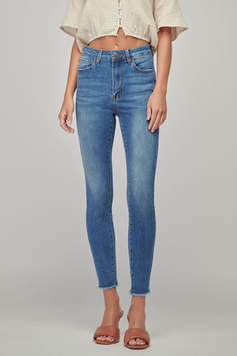 Diane High Rise Ankle Skinny Jeans