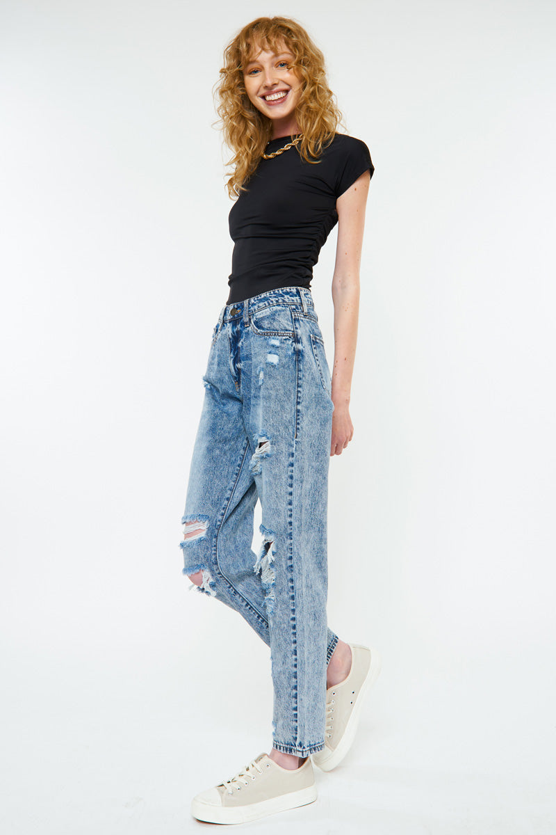 Lucky High Rise Mom Jeans