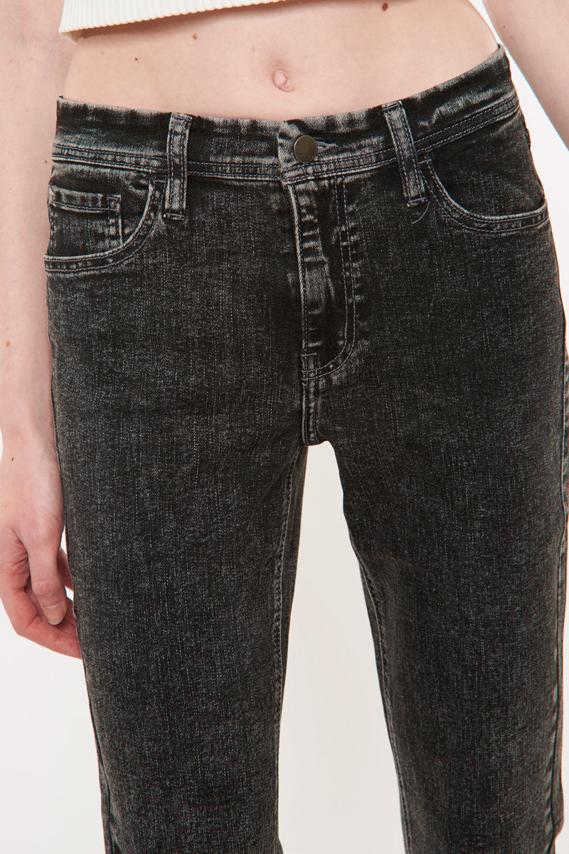 Alex Mid Rise Straight Jeans