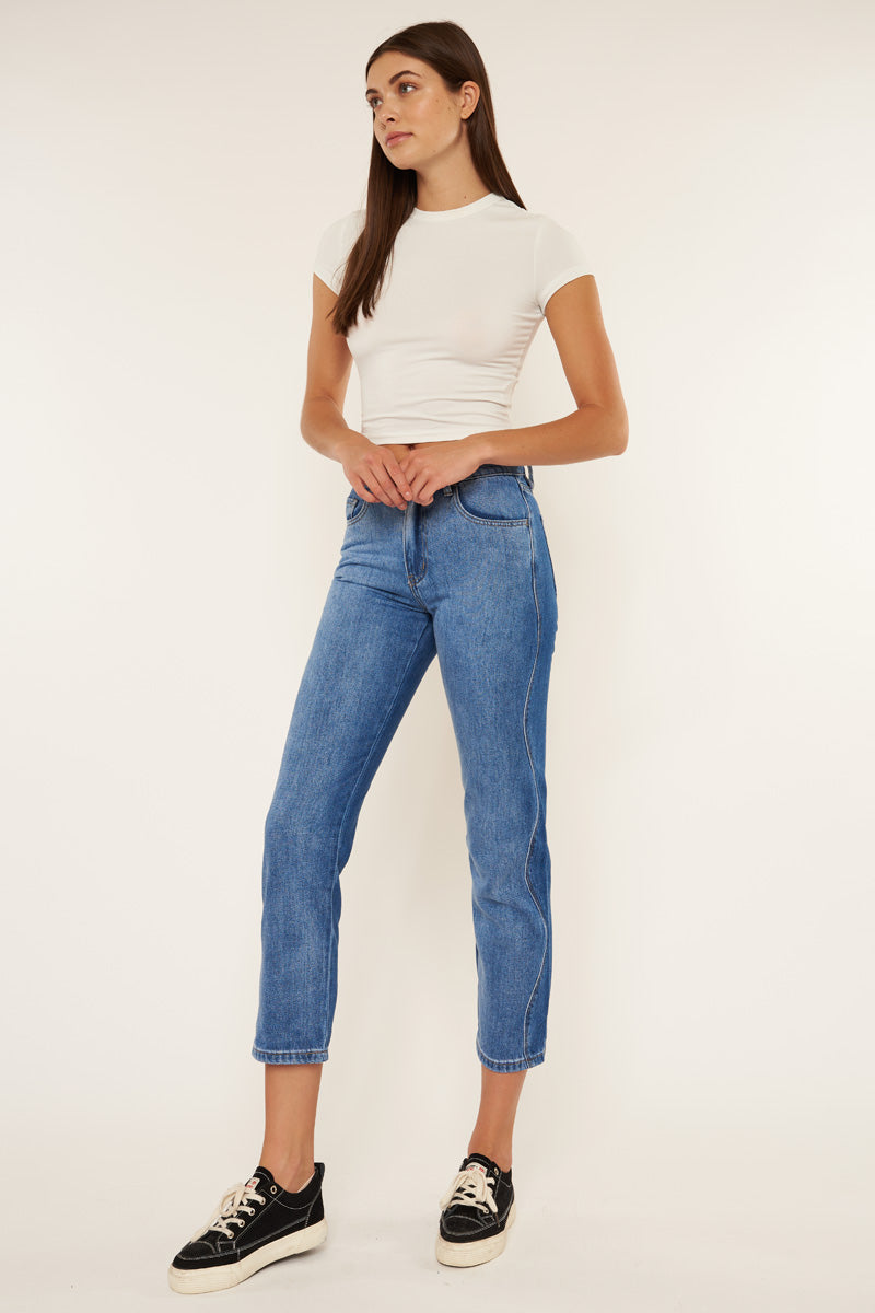 Francisca High Rise Mom Jeans