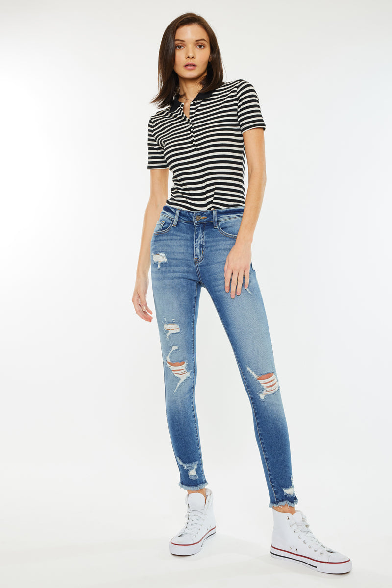 Indiana High Rise Skinny Jeans
