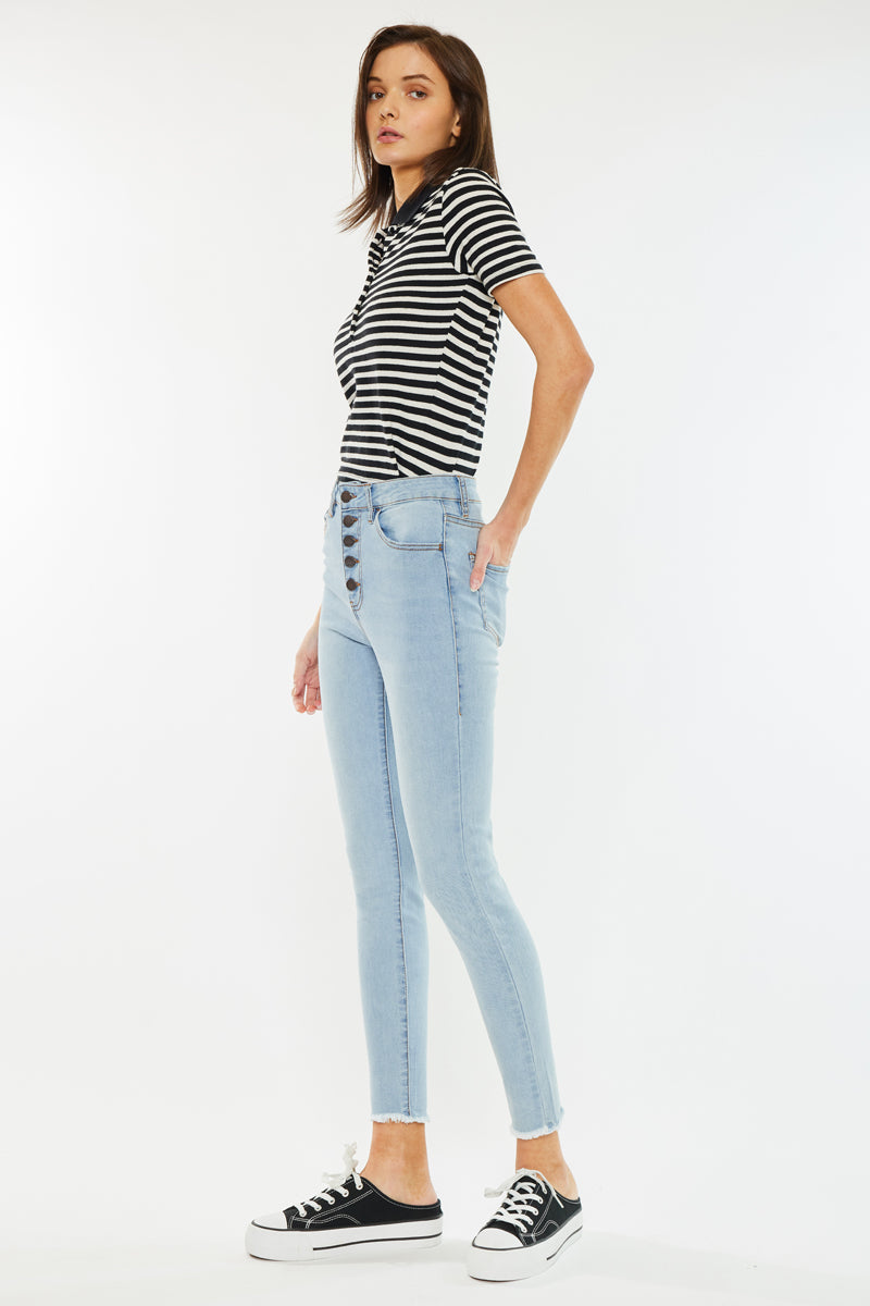 Anne High Rise Ankle Skinny Jeans