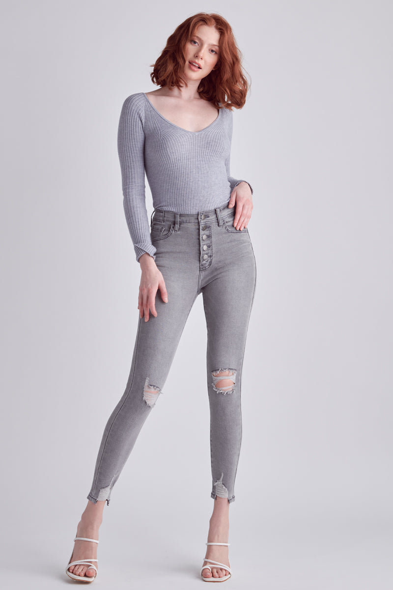 Stacey High Rise Ankle Skinny Jeans